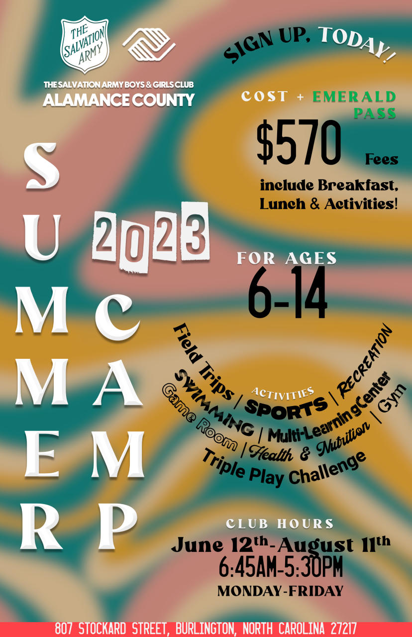 Boys & Girls Club Summer Camp United Way of Alamance County